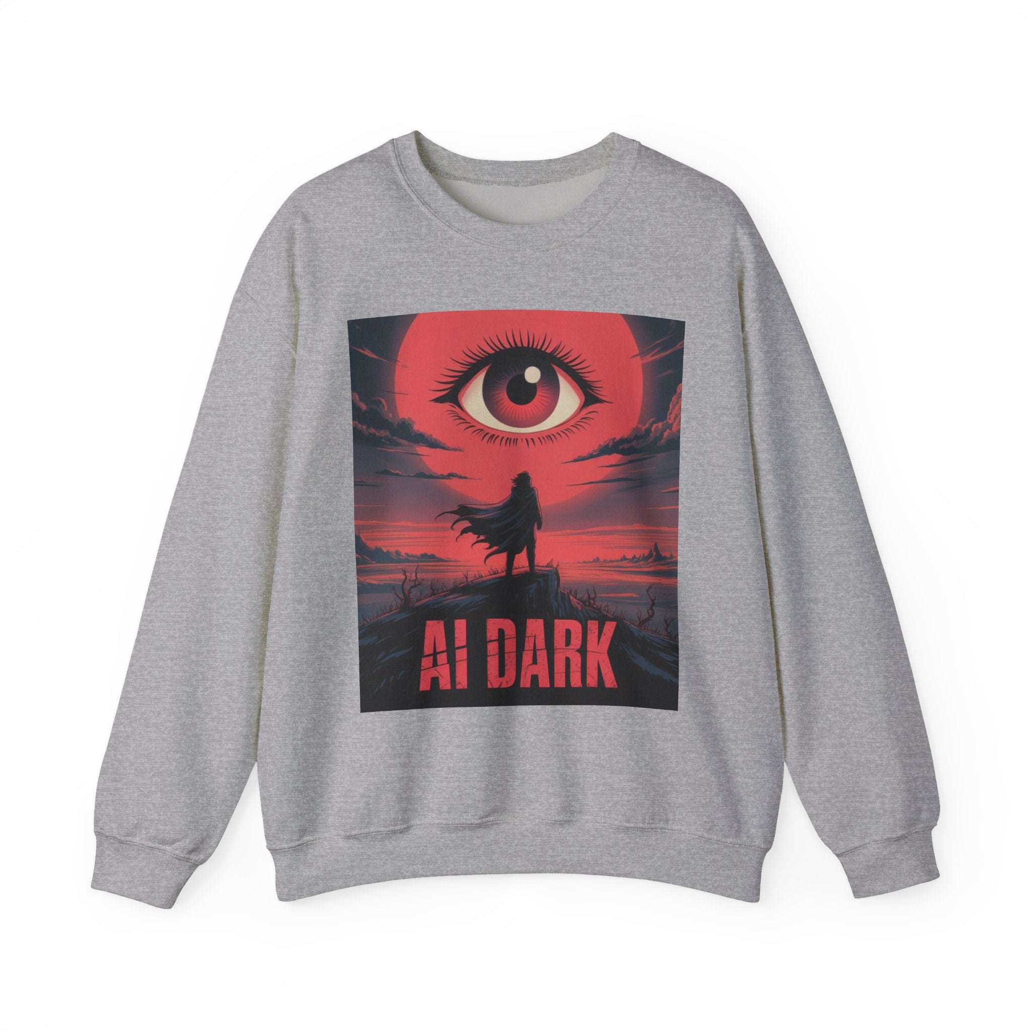 AI DARK “Shadow Protocol” Unisex Heavy Blend™ Crewneck Sweatshirt