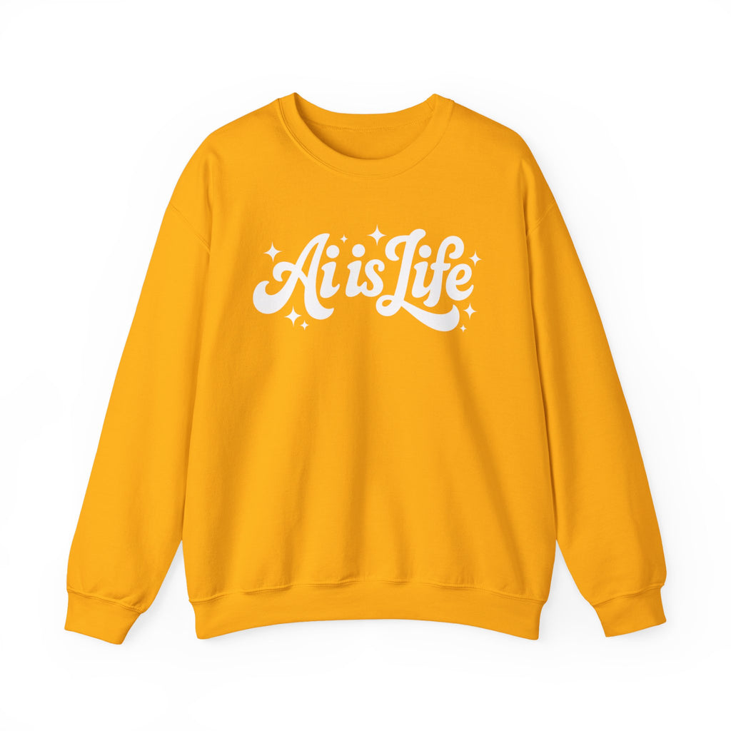 Ai is Life  "TechFlow Energy" Unisex Heavy Blend™ Crewneck Sweatshirt