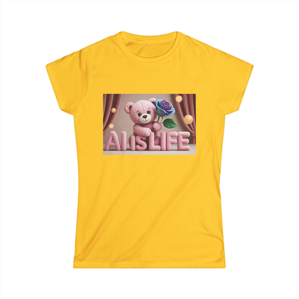 AI IS LIFE  "CUTE CIRCUIT" Women's Softstyle Tee