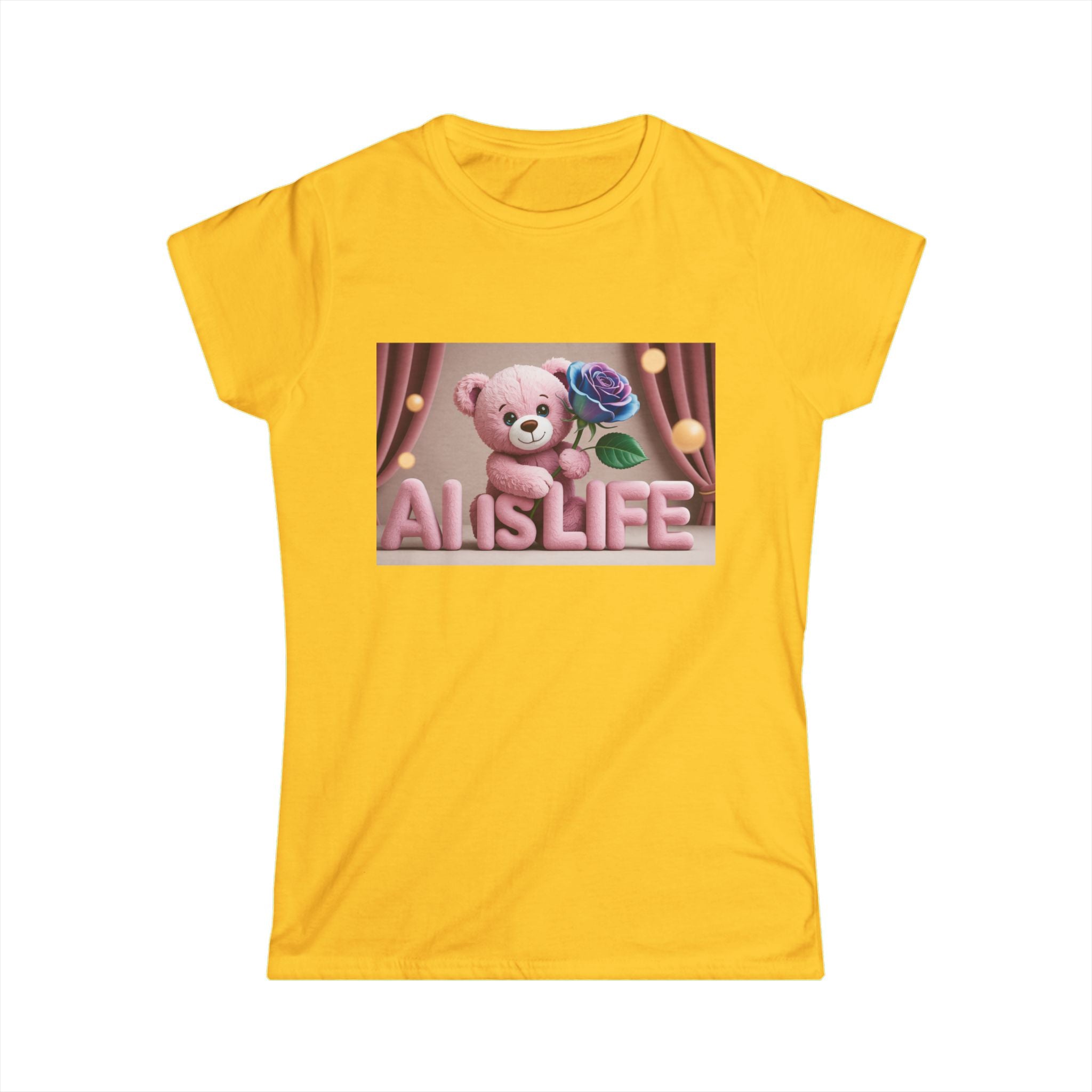 AI IS LIFE  "CUTE CIRCUIT" Women's Softstyle Tee