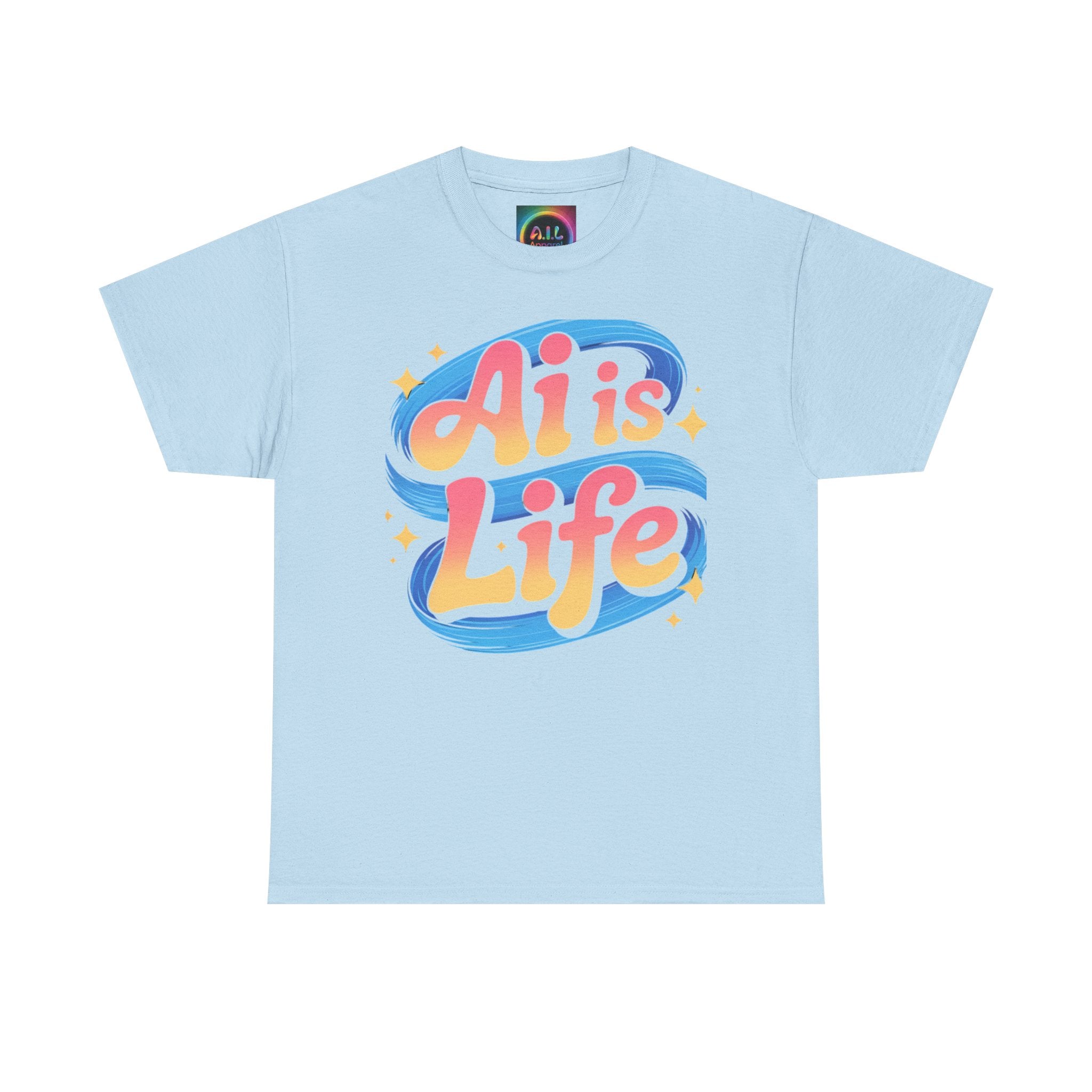 Al is Life "COSMIC SWIRL" — Colorful Retro Graphic Tee T‑Shirt