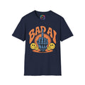 Bad AI Graphic T-Shirt — Middle Finger Skeleton Hand with Smiley Faces