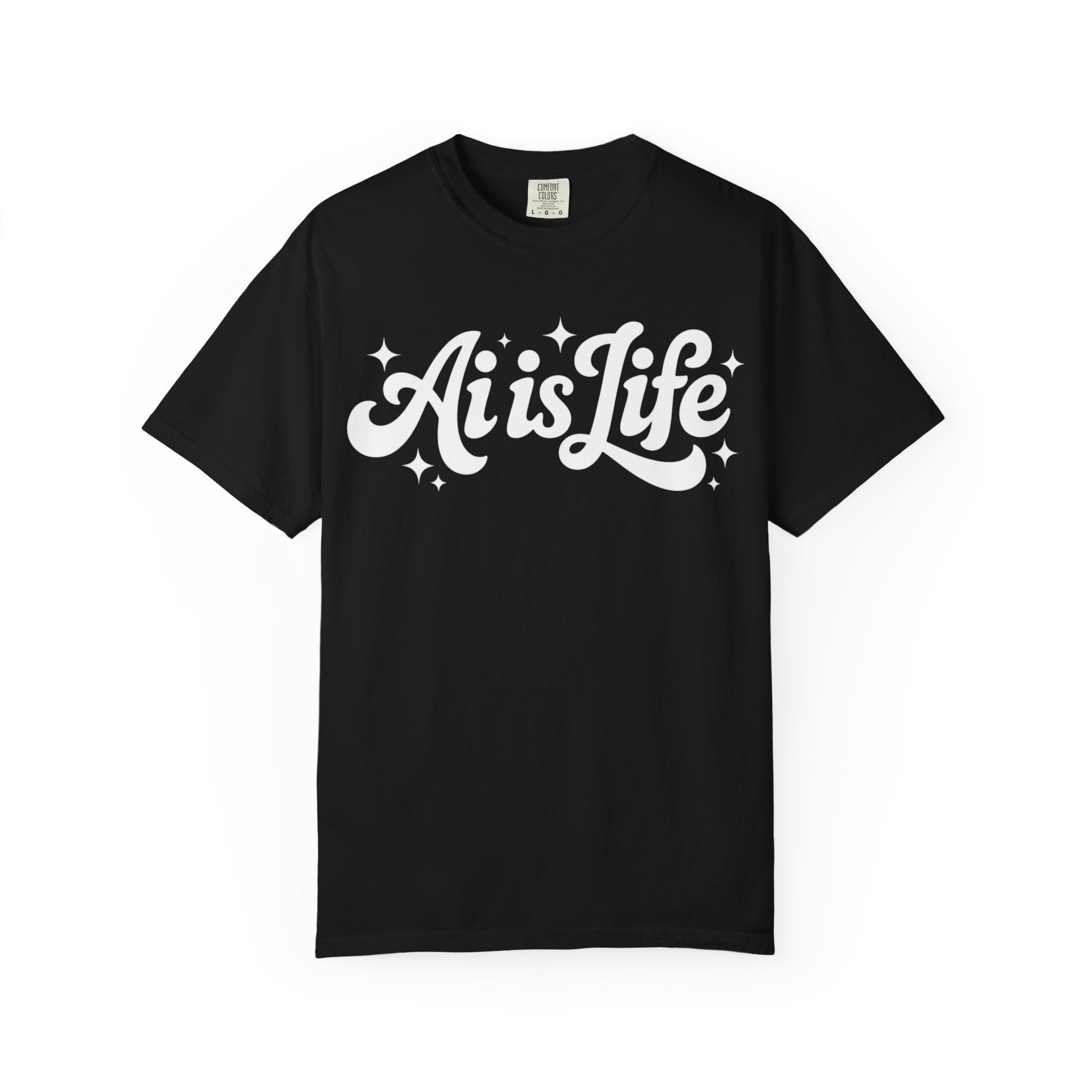 Ai is Life  "TechFlow Energy" Unisex Garment-Dyed T-shirt