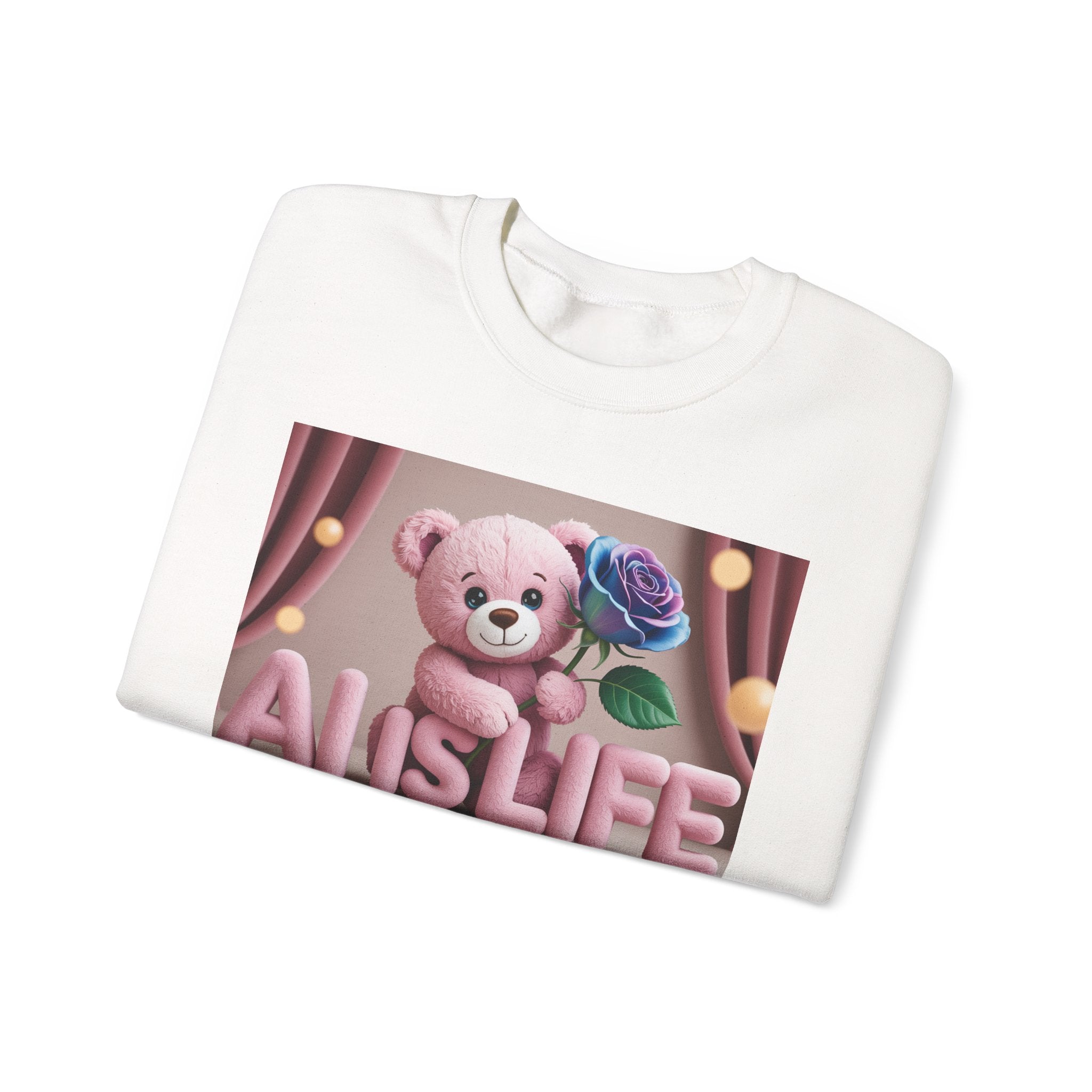 AI IS LIFE  "CUTE CIRCUIT" Unisex Heavy Blend™ Crewneck Sweatshirt