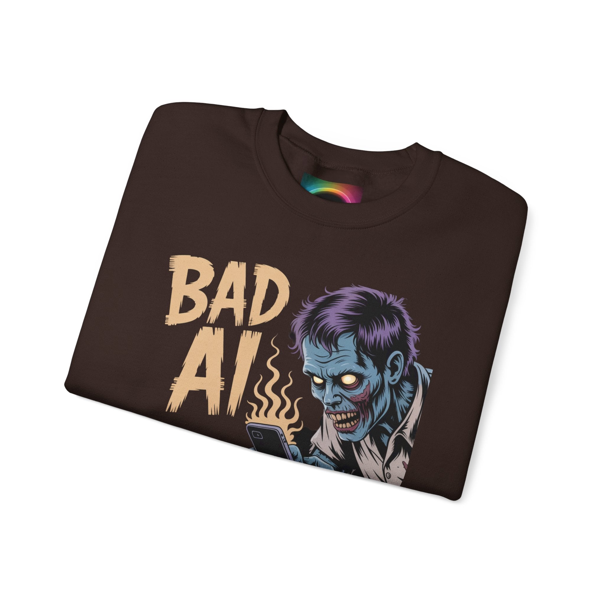 Bad AI "ZOMBIE SCROLL" Unisex Heavy Blend™ Hooded Sweatshirt