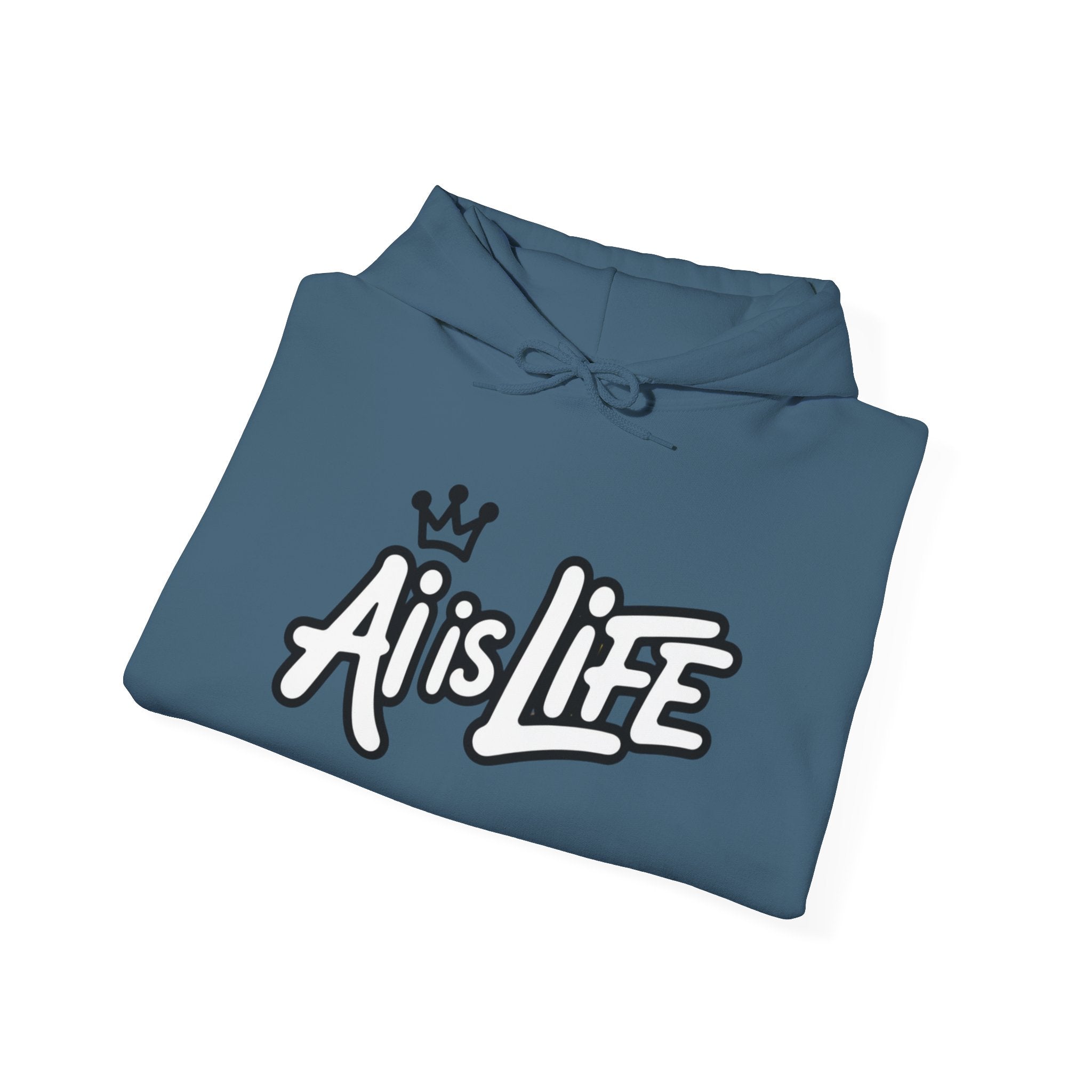 AI is LIFE “DIGITAL DYNASTY” Unisex Heavy Blend™ Hooded Sweatshirt