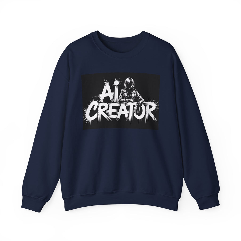 AI Creator  "Digital Rebel" Unisex Heavy Blend™ Crewneck Sweatshirt