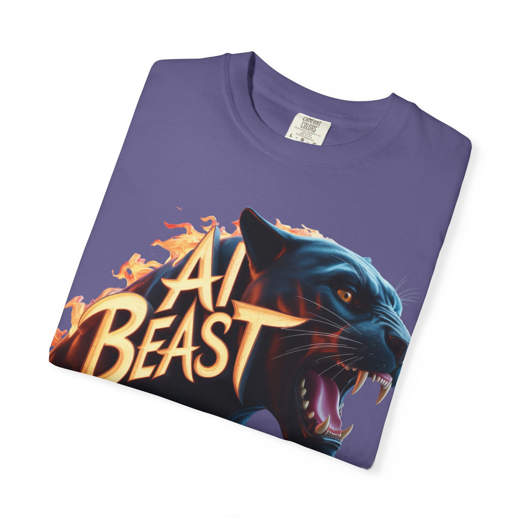 AI BEAST  "Wildfire Algorithm"  Unisex Garment-Dyed T-shirt