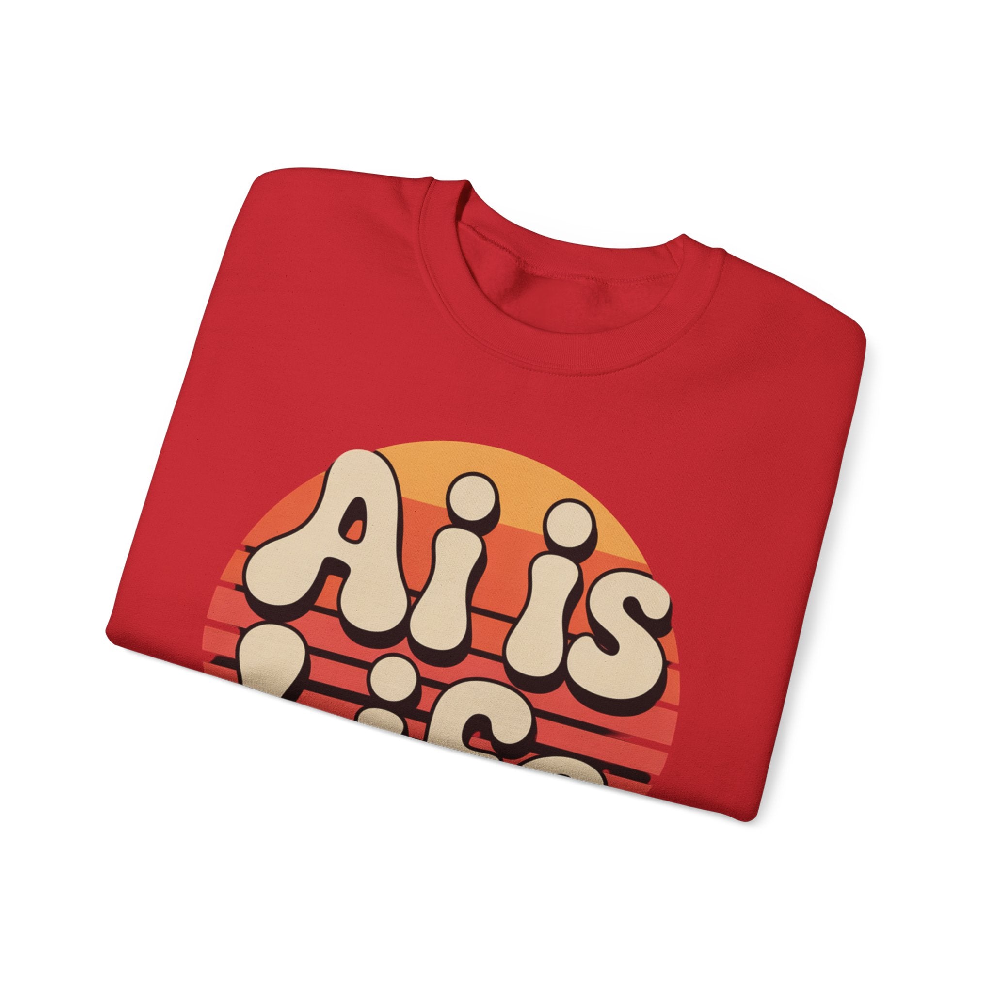 AI is Life "SUNSET CIRCUITRY" Unisex Heavy Blend™ Crewneck Sweatshirt