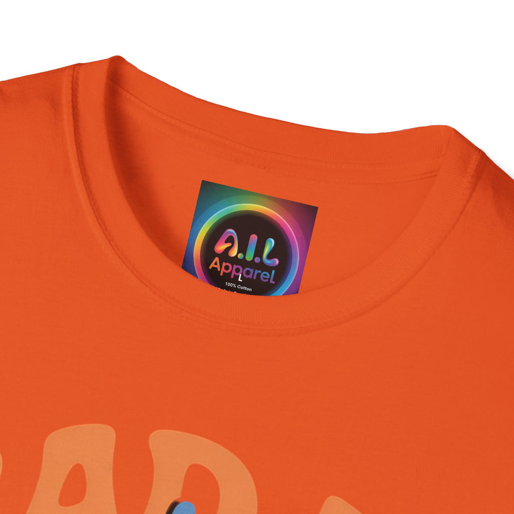 Bad AI Graphic T-Shirt — Middle Finger Skeleton Hand with Smiley Faces