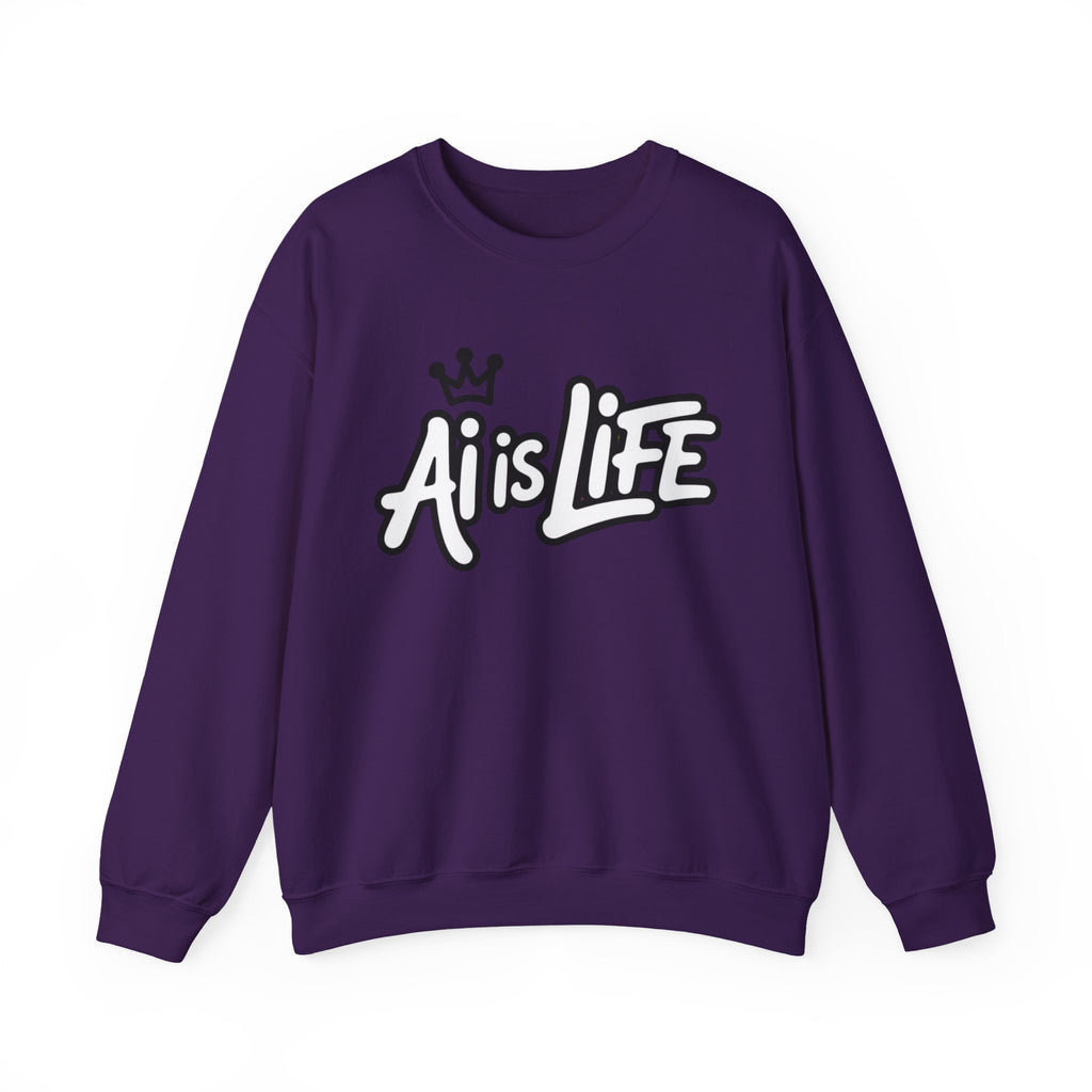 Ai is Life  "Crown Circuit" Unisex Heavy Blend™ Crewneck Sweatshirt
