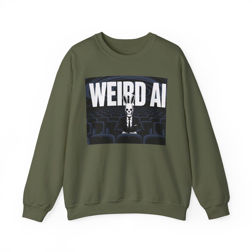 WEIRD AI " Backrooms Theater "  Unisex Heavy Blend™ Crewneck Sweatshirt