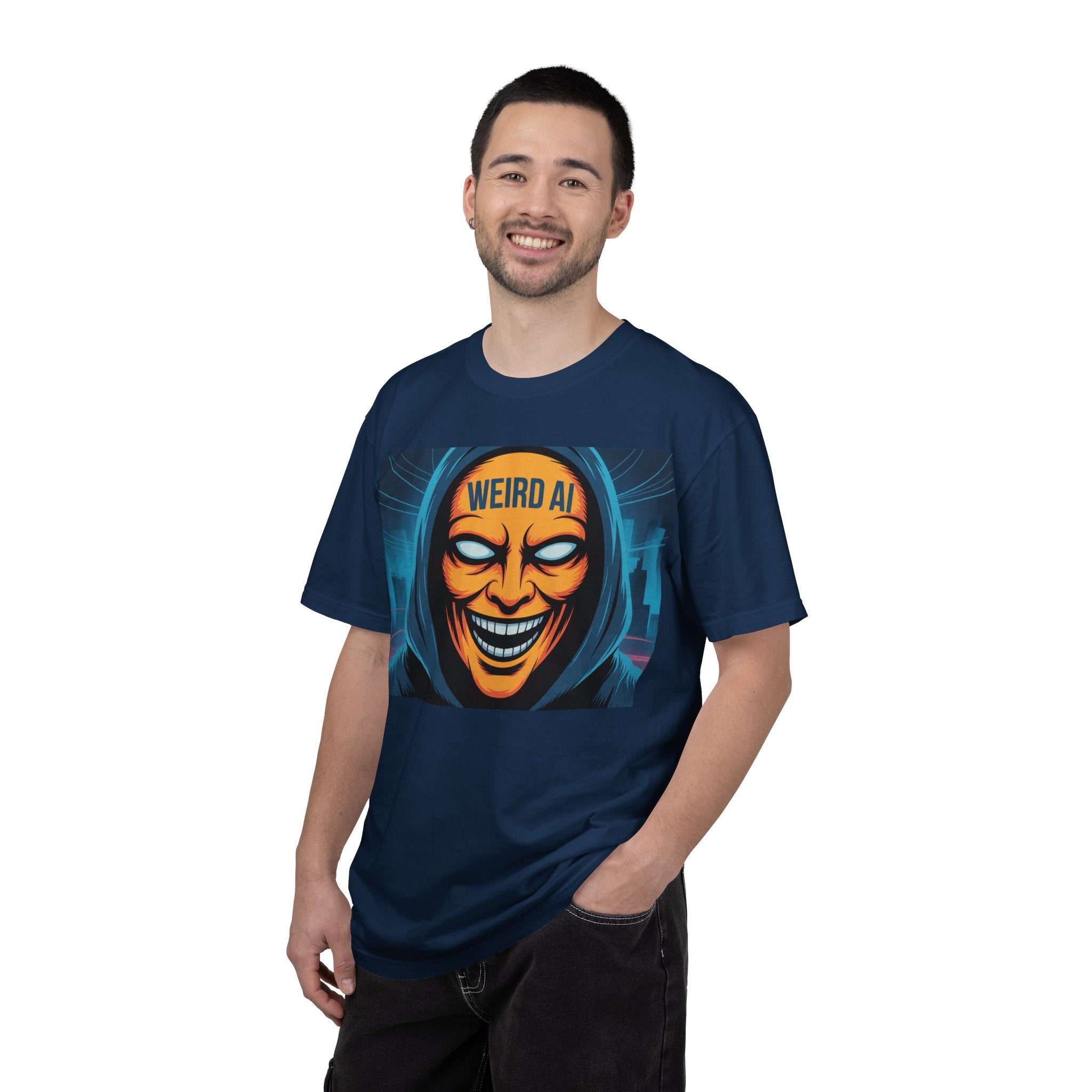 Weird AI "Masked Mode" Unisex Garment-Dyed T-shirt