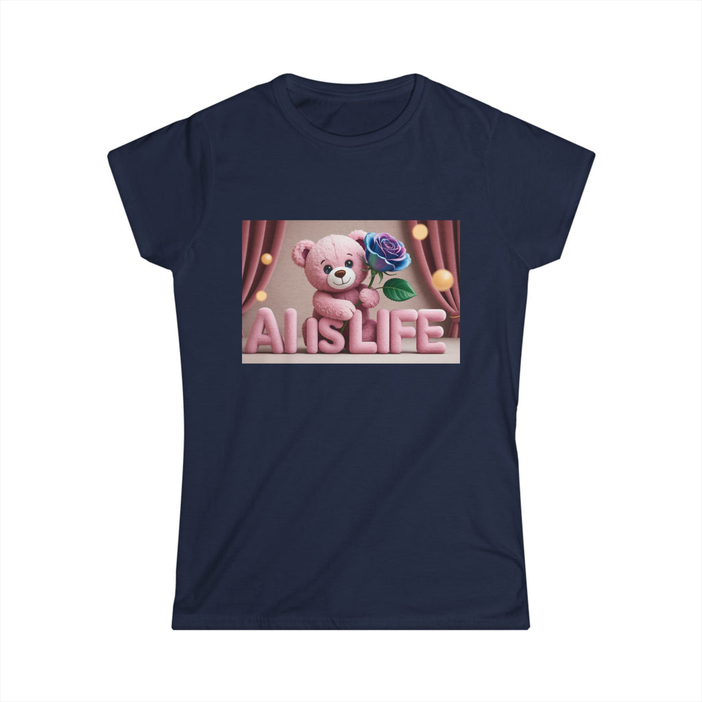 AI IS LIFE  "CUTE CIRCUIT" Women's Softstyle Tee
