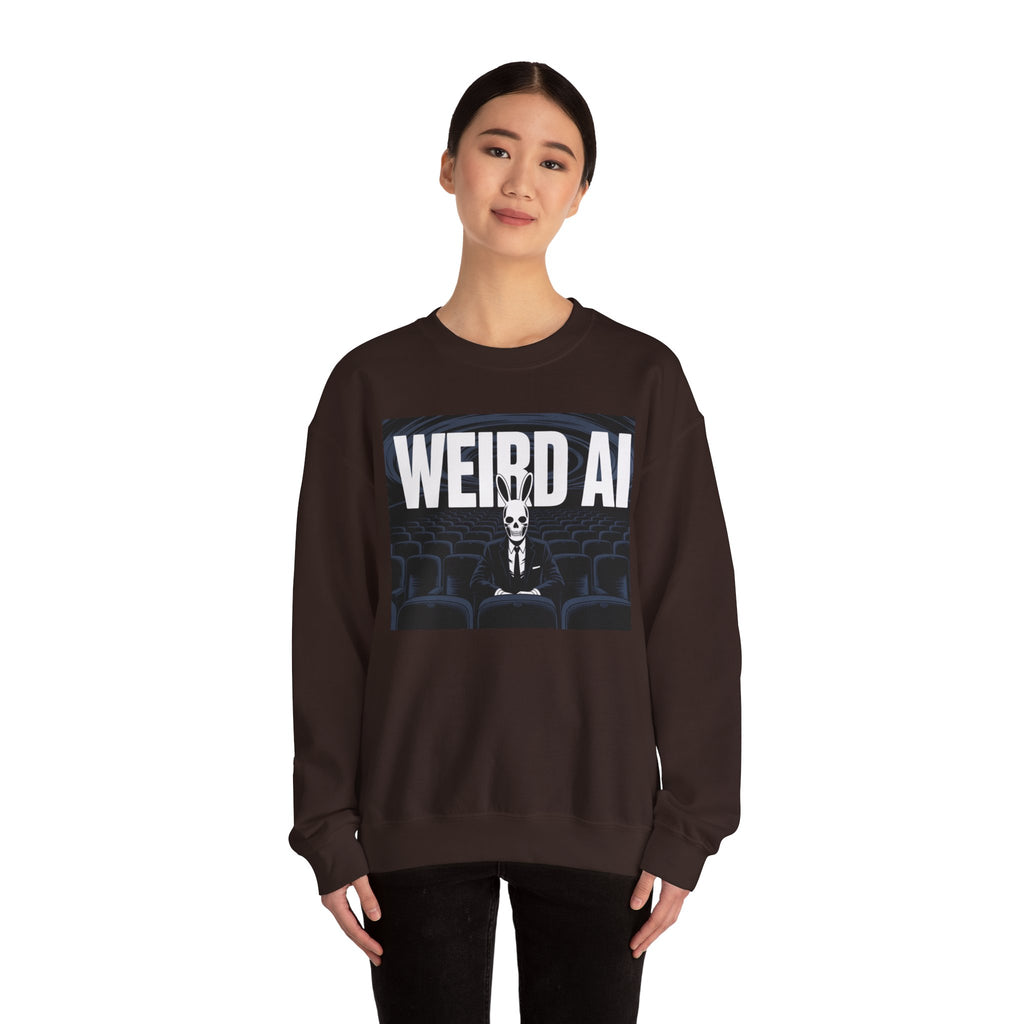 WEIRD AI " Backrooms Theater "  Unisex Heavy Blend™ Crewneck Sweatshirt