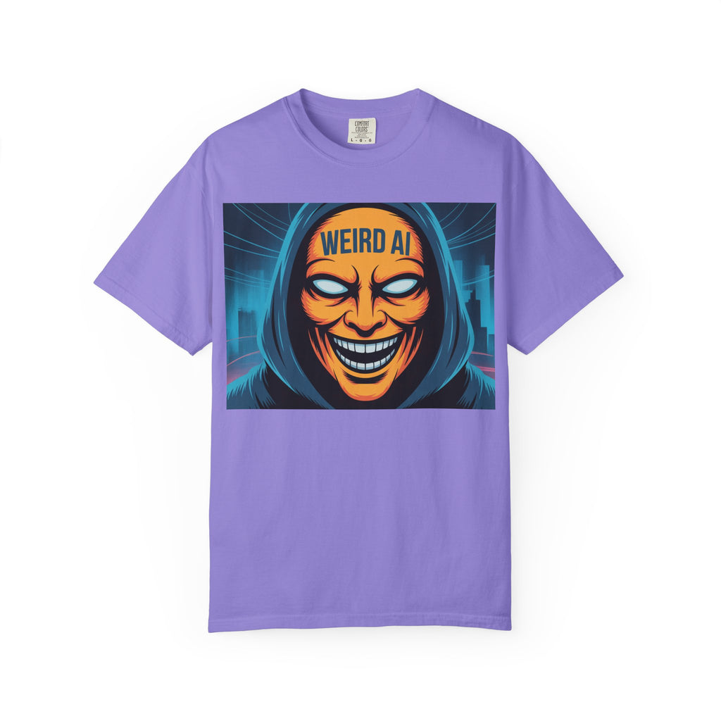 Weird AI "Masked Mode" Unisex Garment-Dyed T-shirt