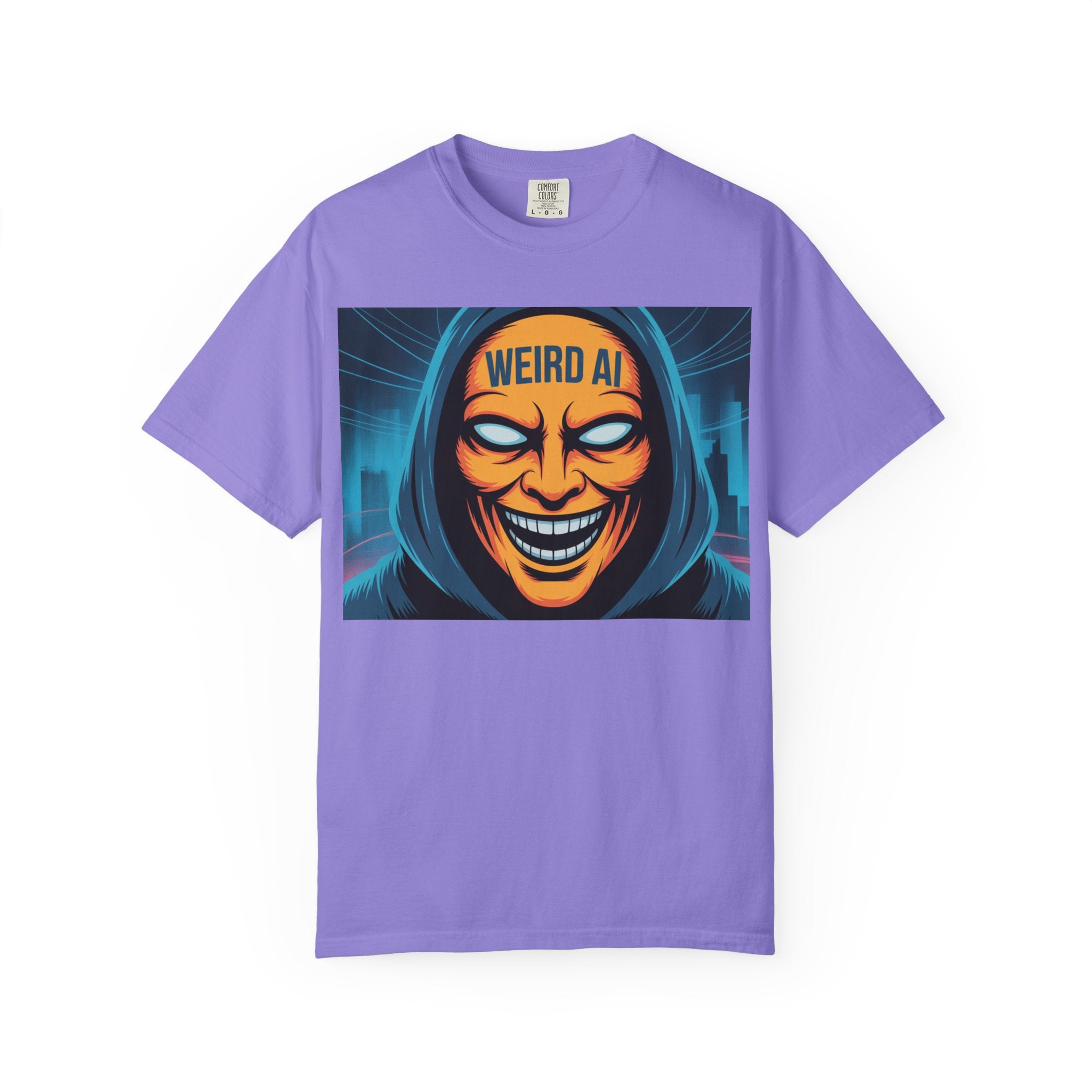 Weird AI "Masked Mode" Unisex Garment-Dyed T-shirt