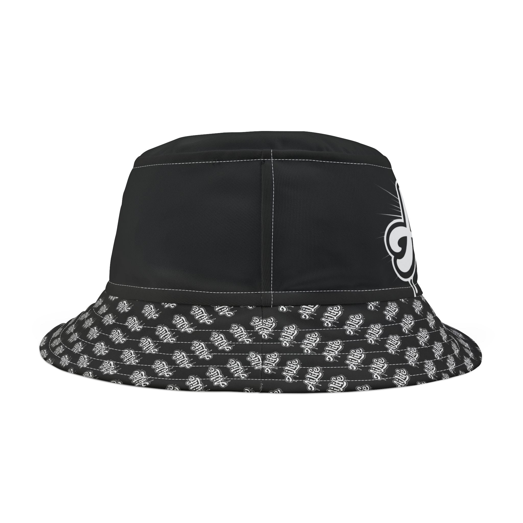 AI is Life "STREET TAG PATTERN" Bucket Hat (AOP)
