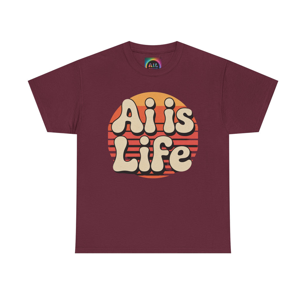 Ali Is Life "SUNSET CIRCUITRY" Retro Graphic T-Shirt