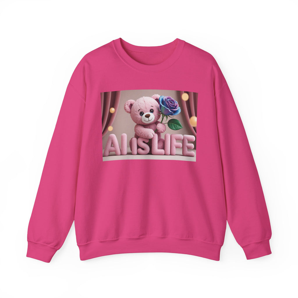 AI IS LIFE  "CUTE CIRCUIT" Unisex Heavy Blend™ Crewneck Sweatshirt