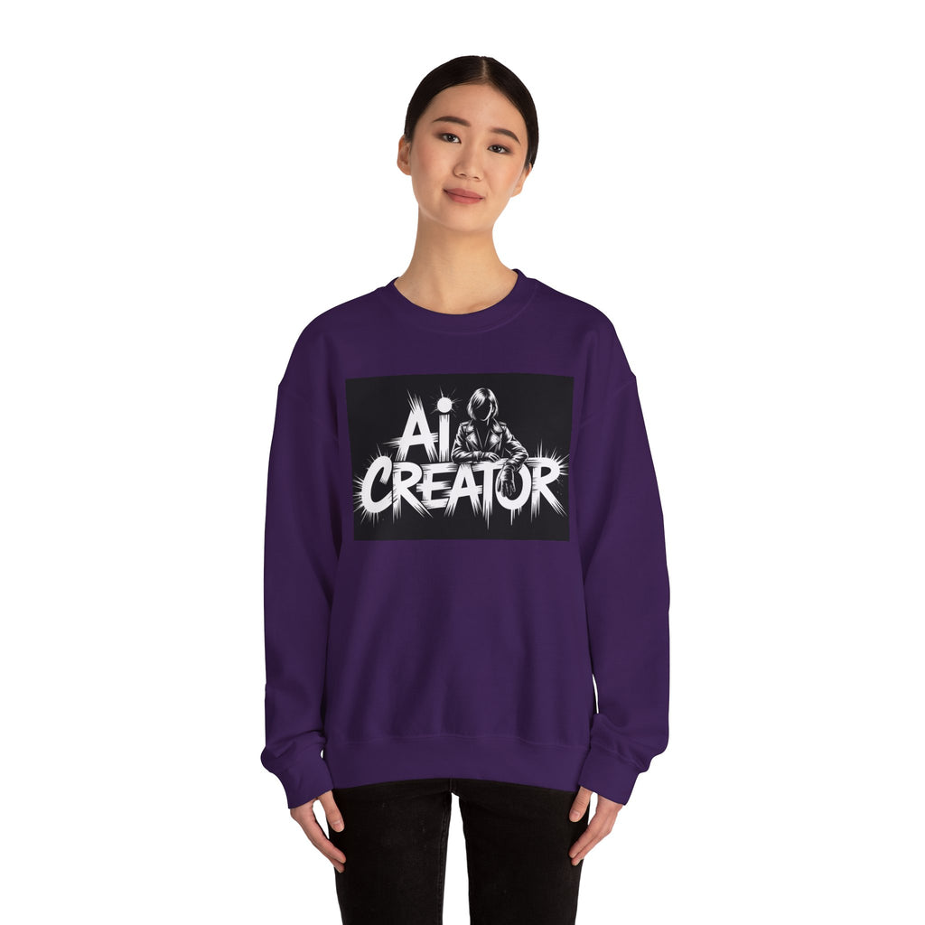 AI Creator  "Digital Rebel" Unisex Heavy Blend™ Crewneck Sweatshirt