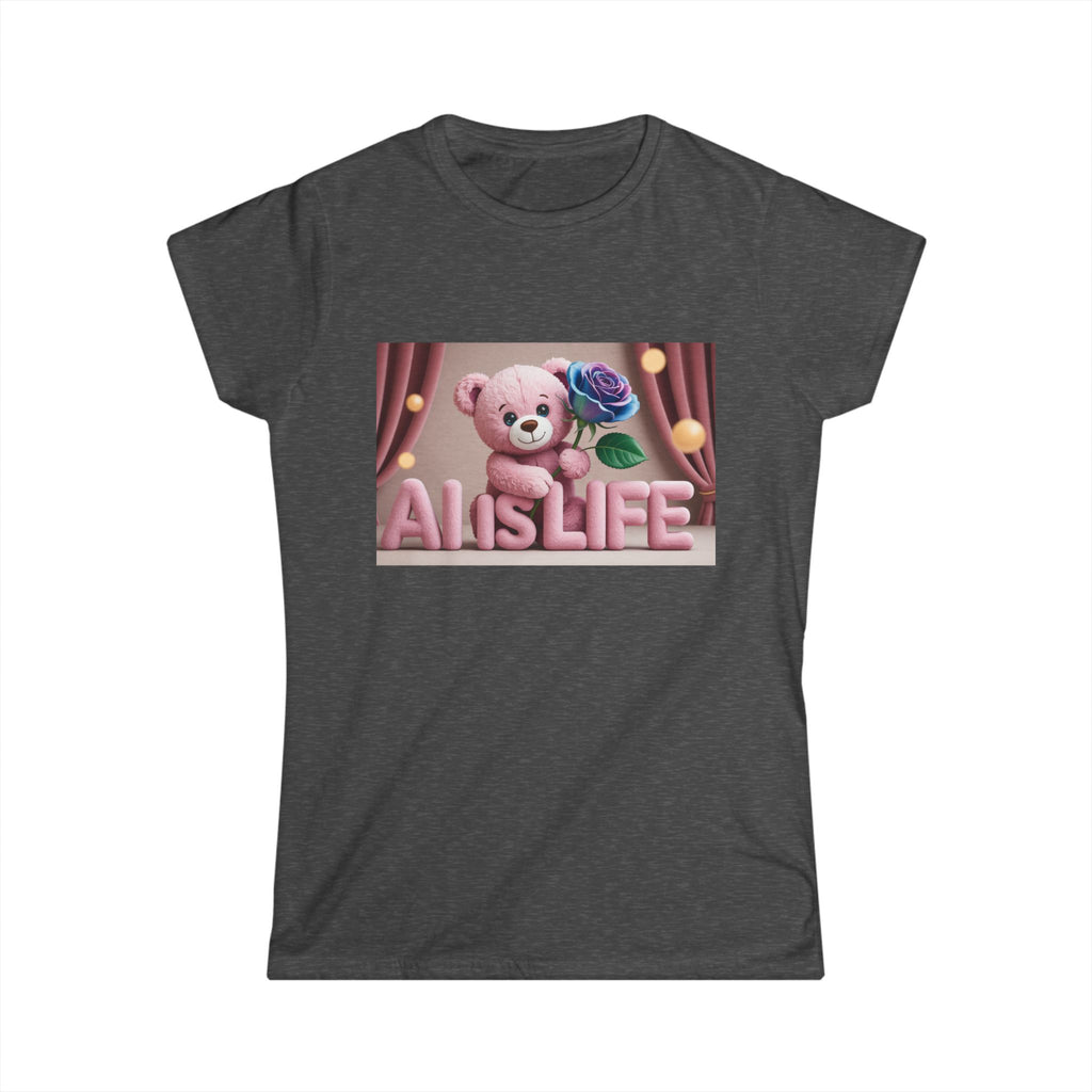 AI IS LIFE  "CUTE CIRCUIT" Women's Softstyle Tee