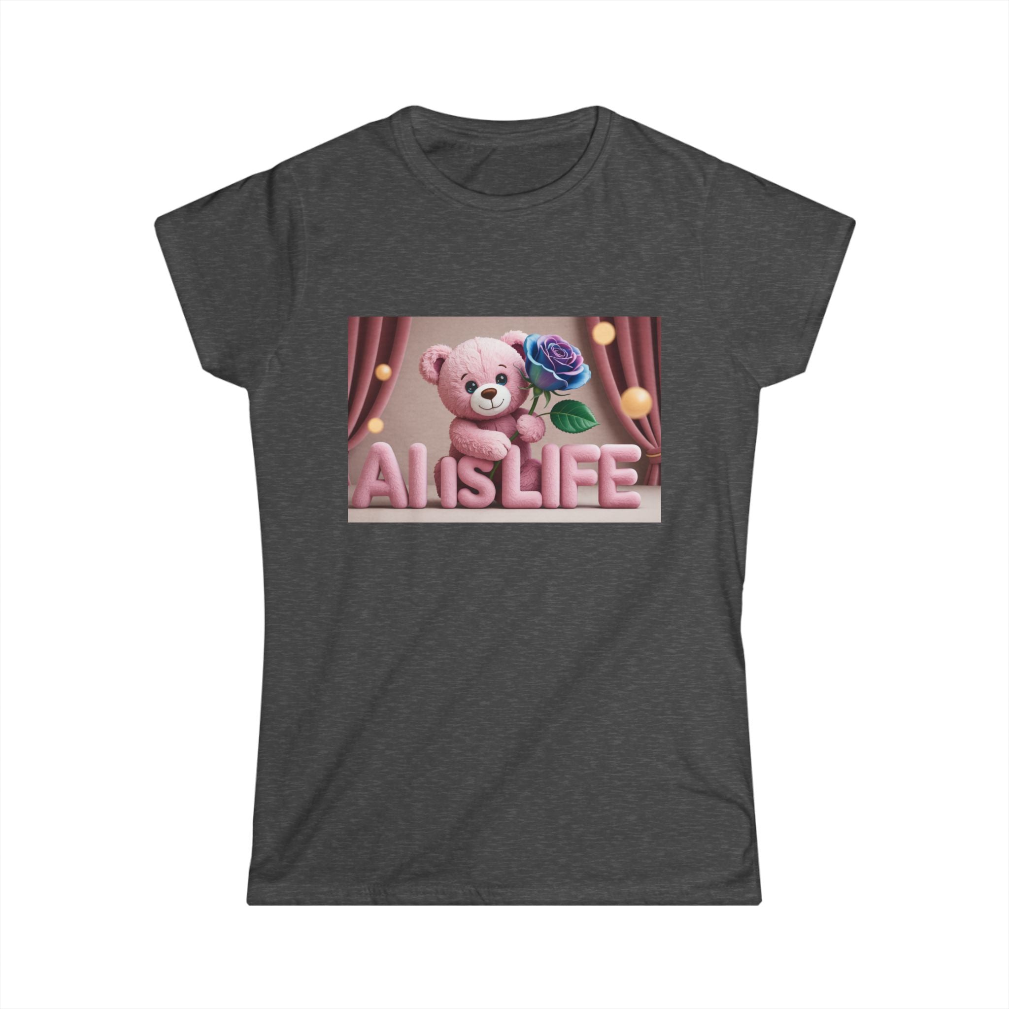AI IS LIFE  "CUTE CIRCUIT" Women's Softstyle Tee