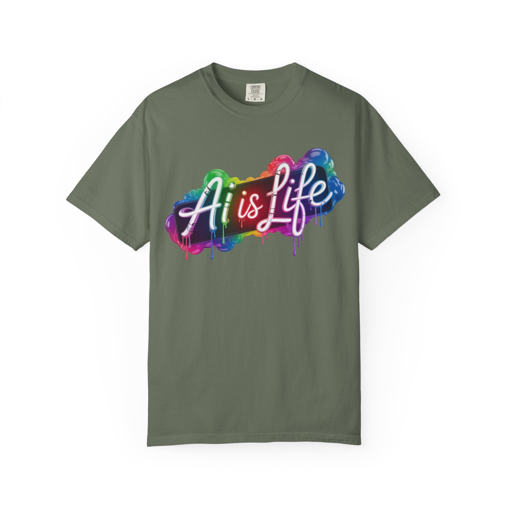 AI is LIFE  “PipeDream Intelligence”  Heavy Blend™ Crewneck T-Shirt