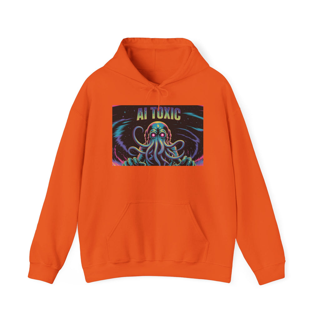 AI TOXIC  "Data  Overlord" Unisex Heavy Blend™ Hooded Sweatshirt