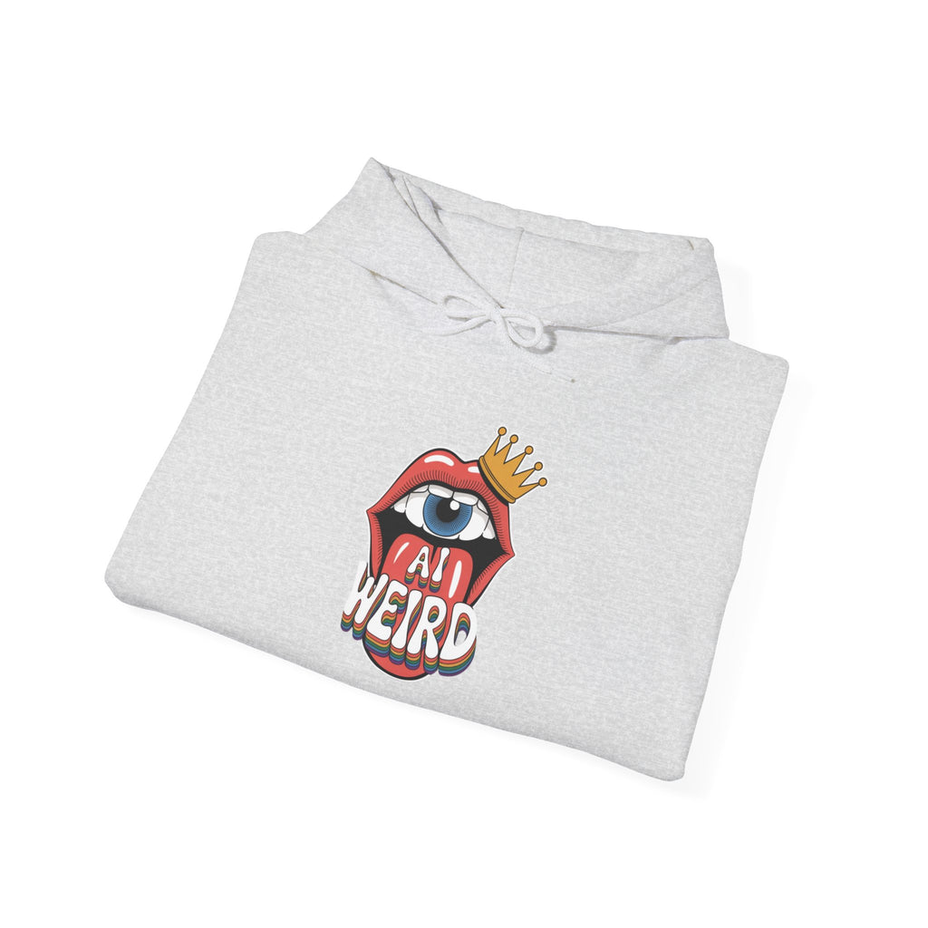 Ai Weird  "Royal Oddbyte" Unisex Heavy Blend™ Hooded Sweatshirt