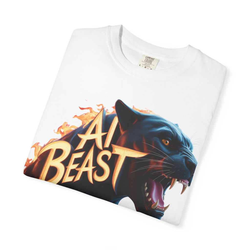 AI BEAST  "Wildfire Algorithm"  Unisex Garment-Dyed T-shirt