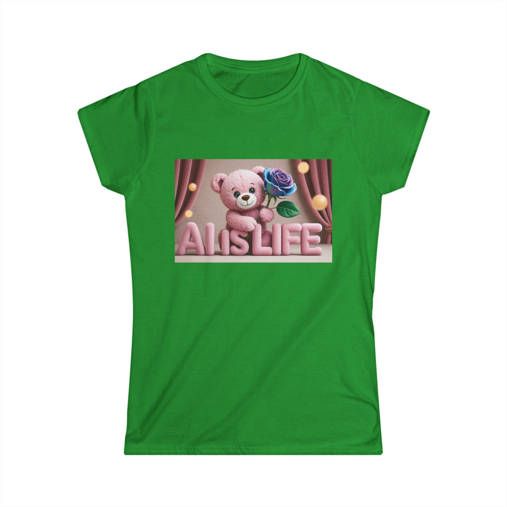 AI IS LIFE  "CUTE CIRCUIT" Women's Softstyle Tee