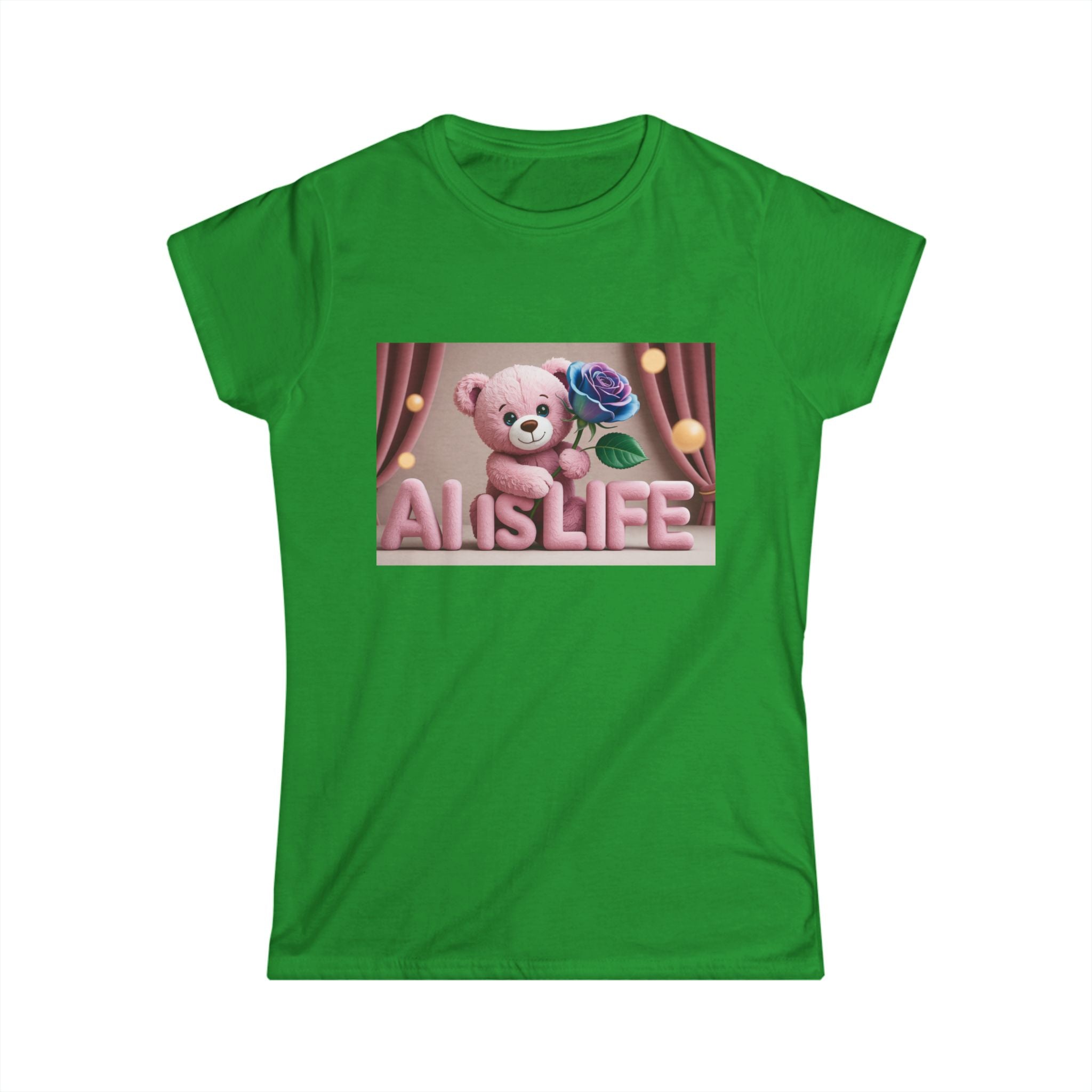 AI IS LIFE  "CUTE CIRCUIT" Women's Softstyle Tee