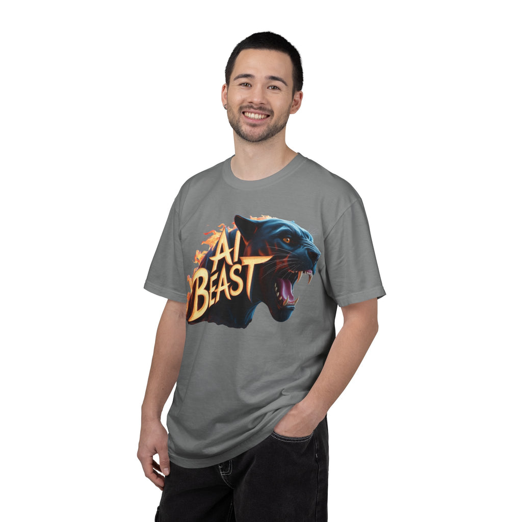 AI BEAST  "Wildfire Algorithm"  Unisex Garment-Dyed T-shirt