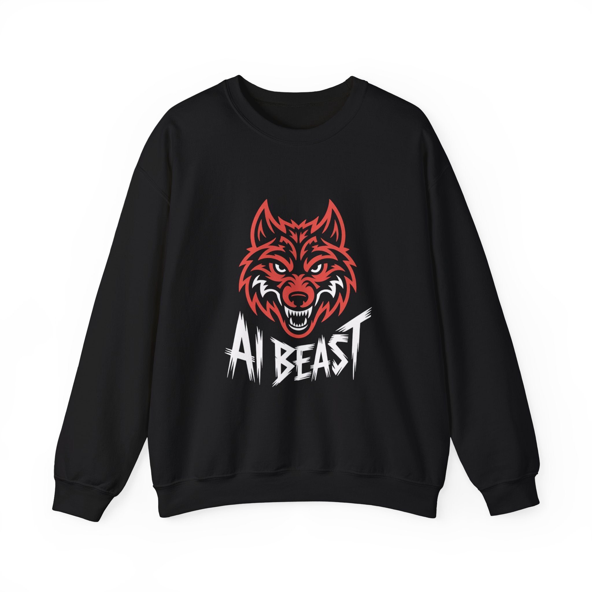 AI BEAST " Alpha Mode " Unisex Heavy Blend™ Crewneck Sweatshirt