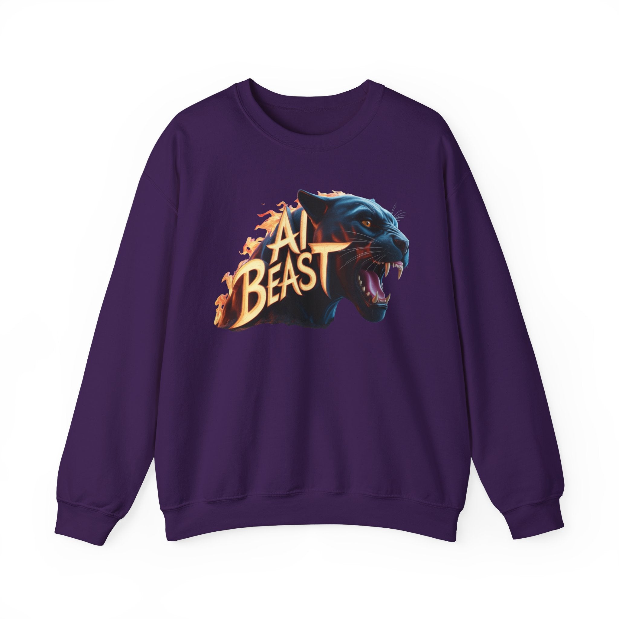 AI BEAST  "Wildfire Algorithm" Unisex Heavy Blend™ Crewneck Sweatshirt