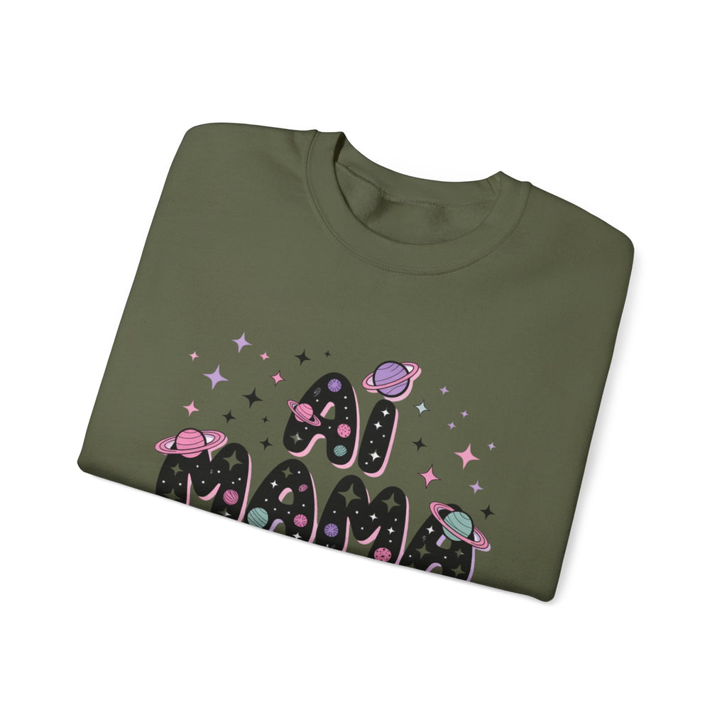 AI Mama "Digital Daydreamer" Unisex Heavy Blend™ Crewneck Sweatshirt