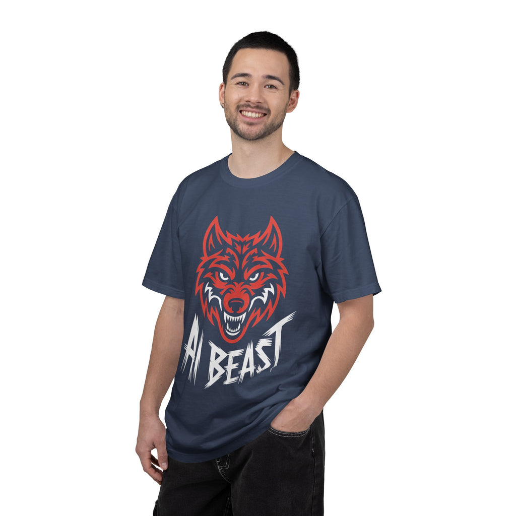 AI BEAST " Alpha Mode "  Unisex Garment-Dyed T-shirt