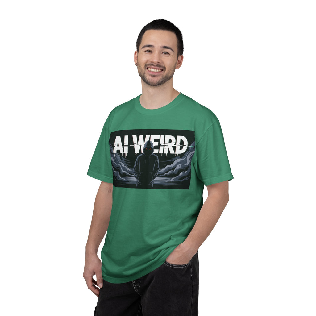 AI WEIRD – “DARK DATA ENTITY” Unisex Garment-Dyed T-shirt