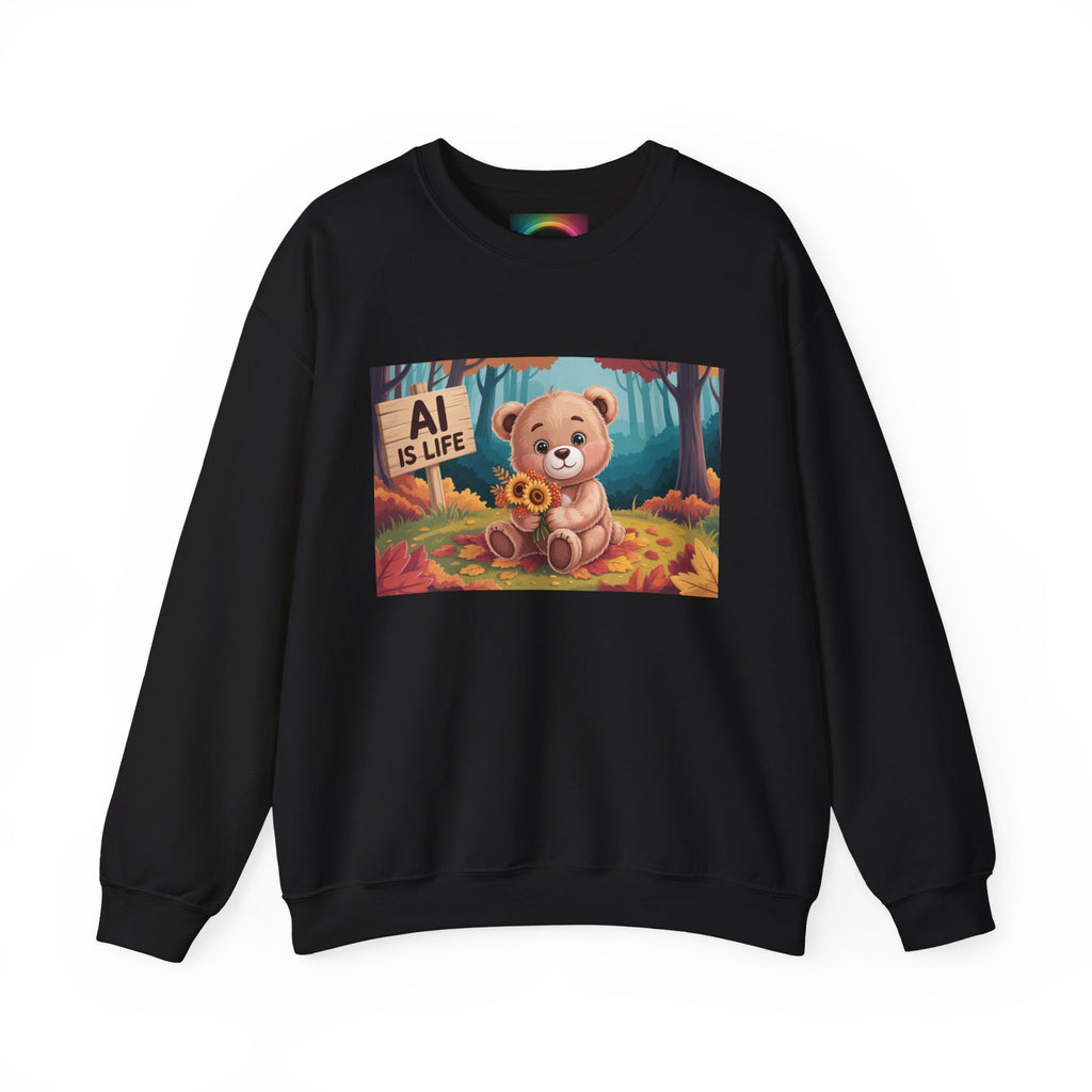 AI IS LIFE  " Cuddle Code "   Unisex Heavy Blend™ Crewneck Sweatshirt