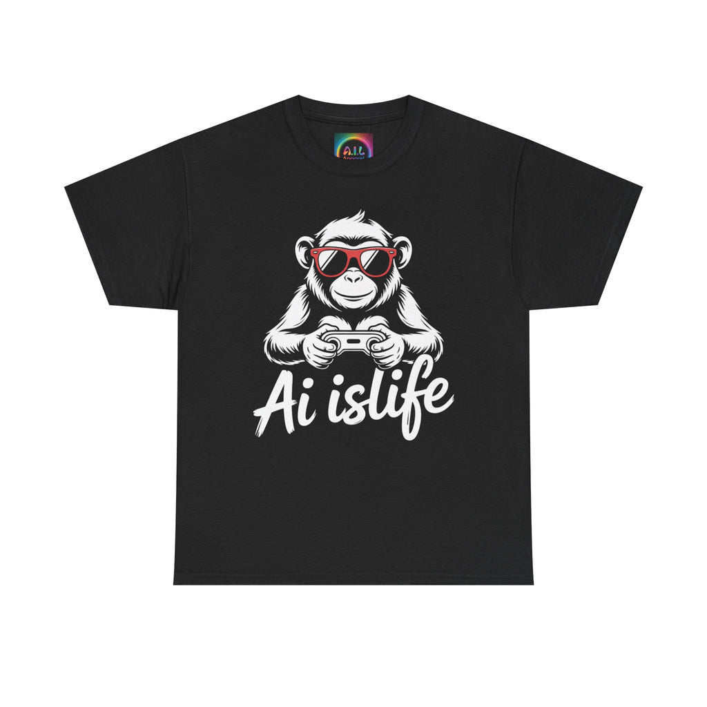 AI Is Life "GAMER CHIMP ELITE" Unisex Graphic T-Shirt