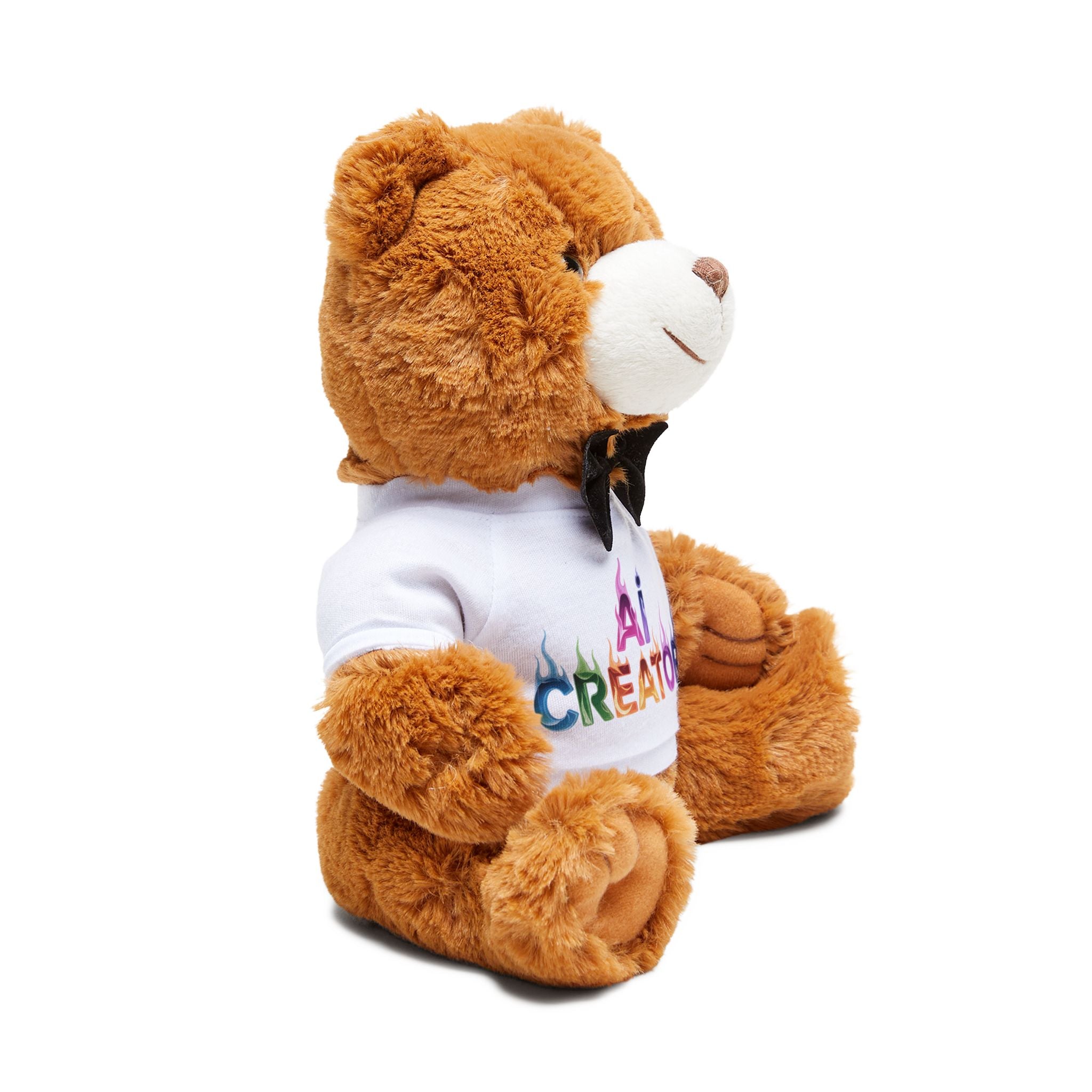 AI Creator "Fire in the Code" Teddy Bear with T-Shirt