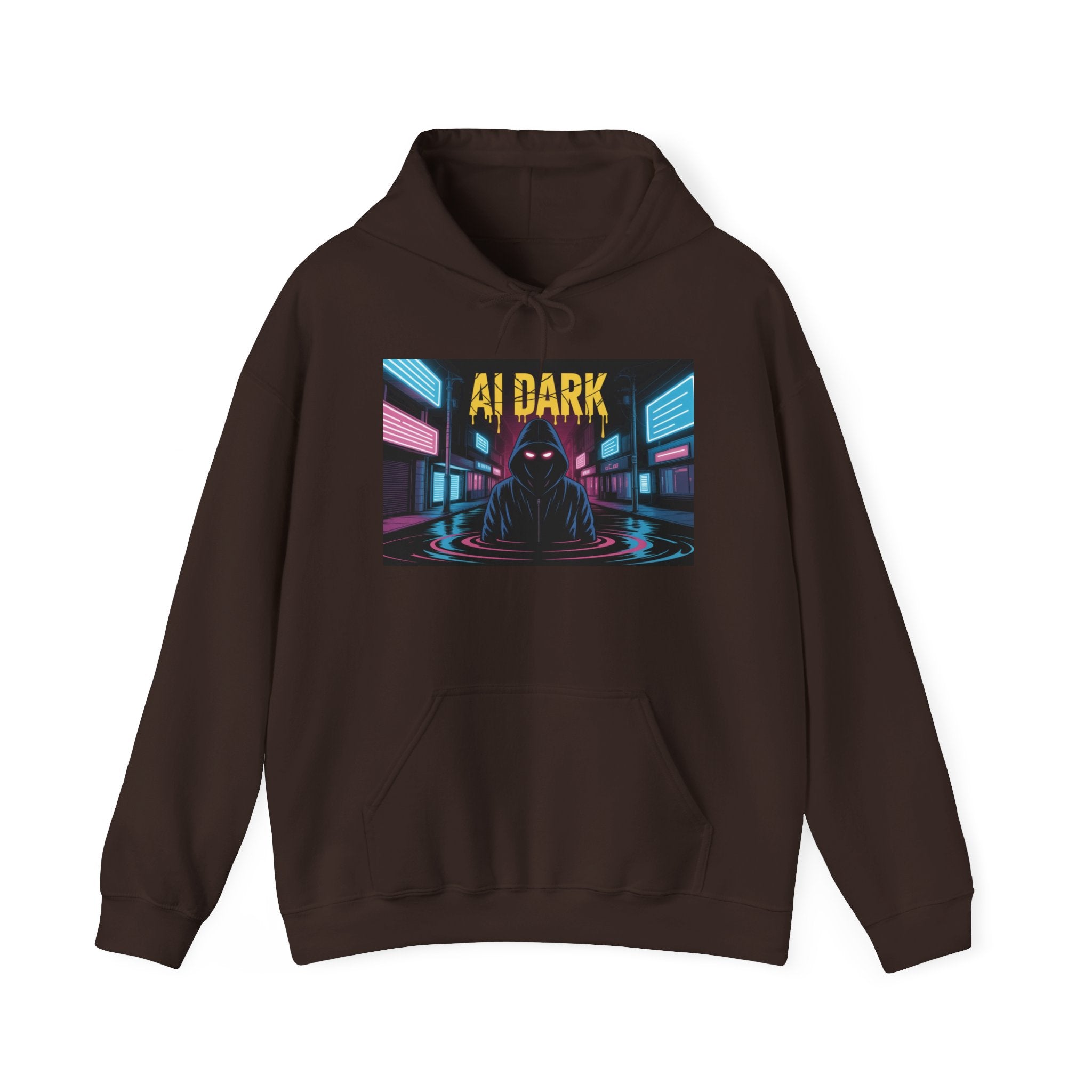 AI DARK  “Night Signal” Unisex Heavy Blend™ Hooded Sweatshirt