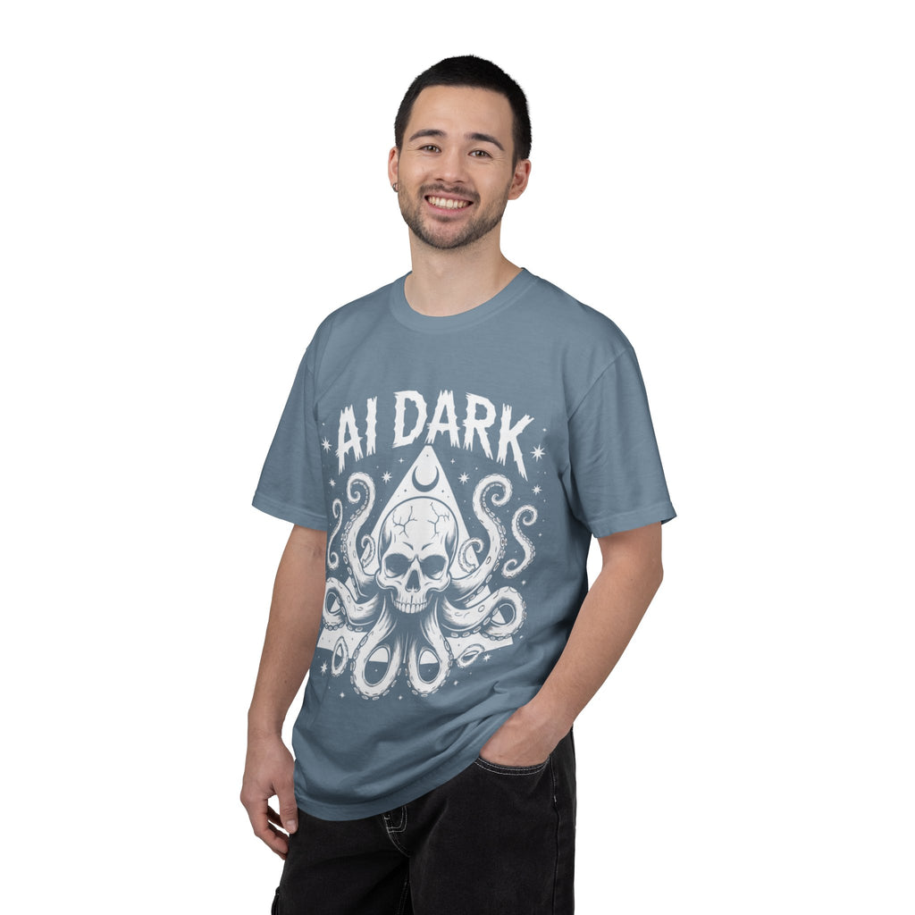 AI Dark  "Nightmare Network"  Unisex Garment-Dyed T-shirt