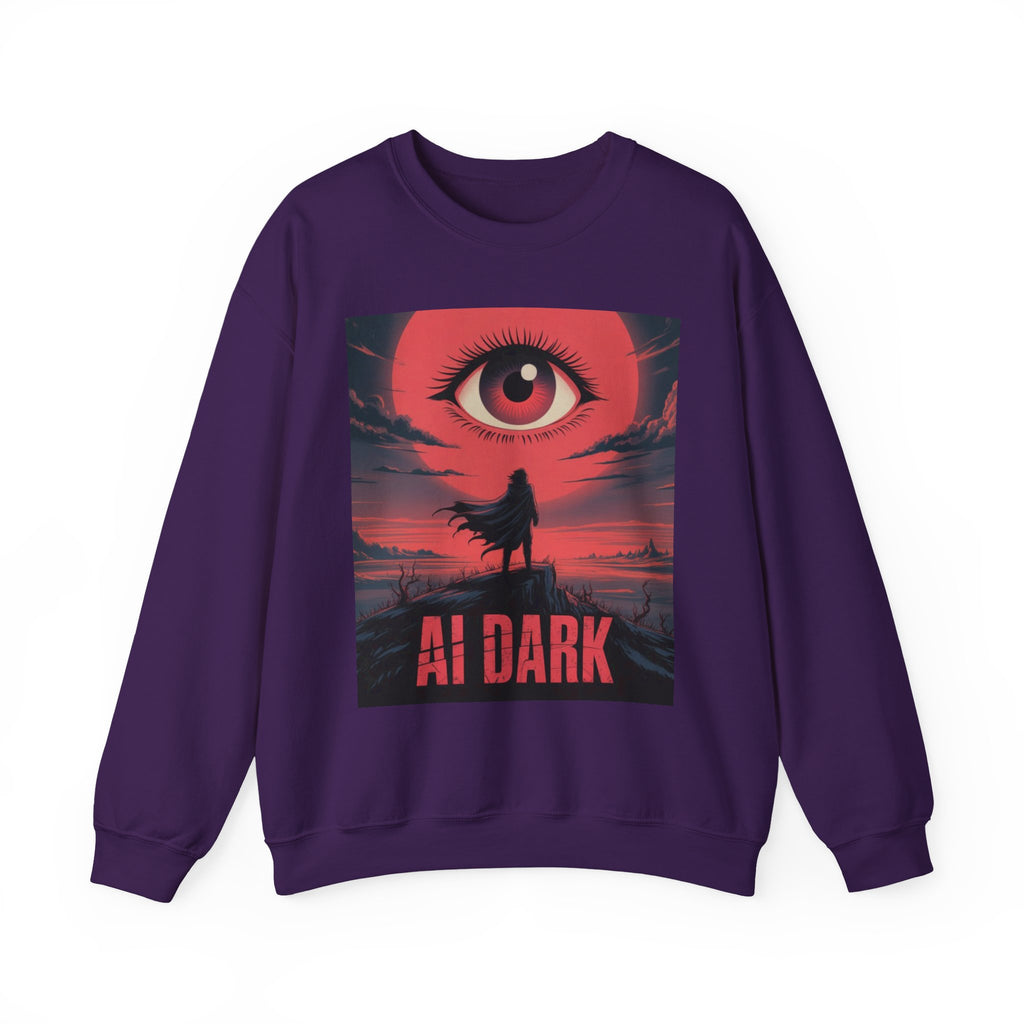 AI DARK “Shadow Protocol” Unisex Heavy Blend™ Crewneck Sweatshirt