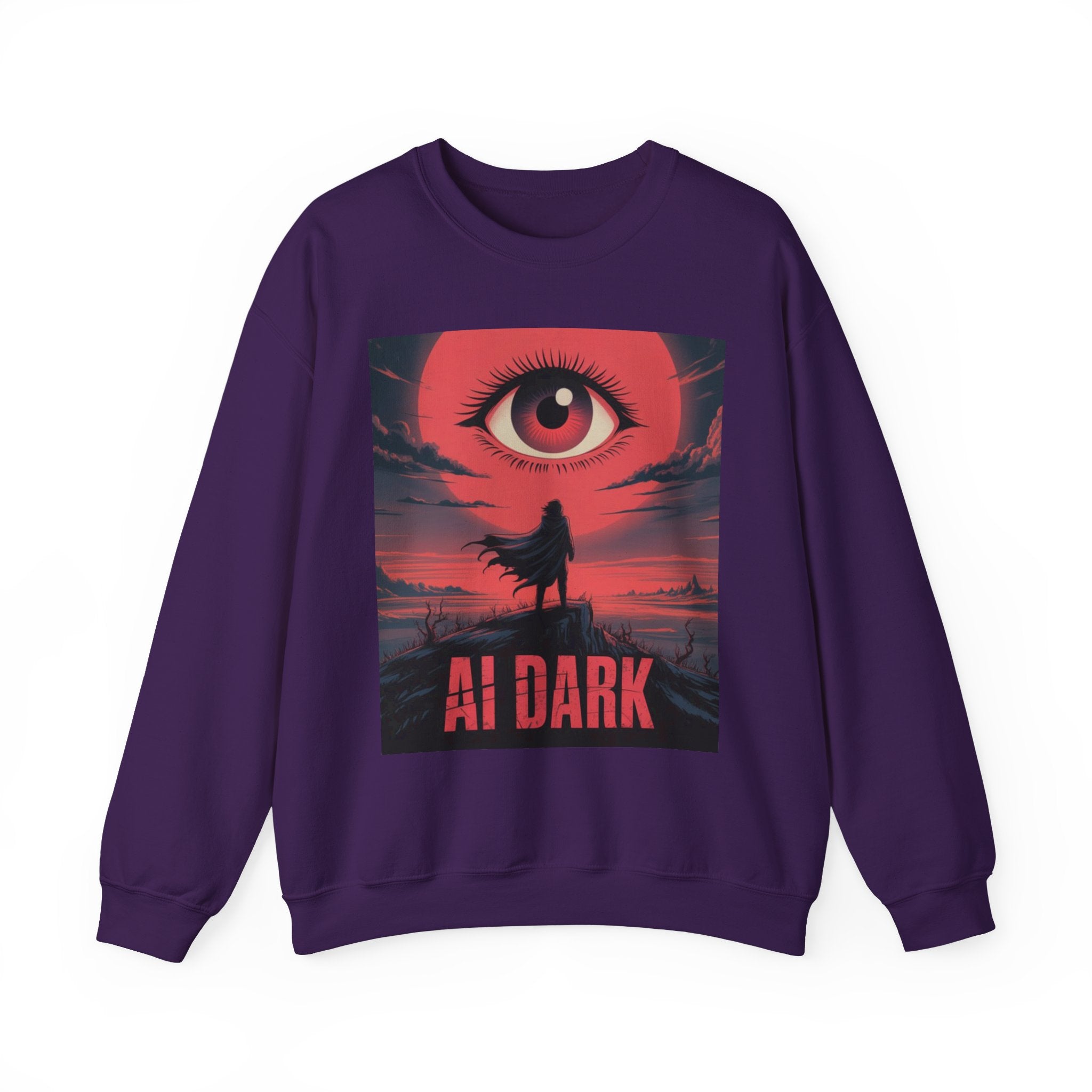AI DARK “Shadow Protocol” Unisex Heavy Blend™ Crewneck Sweatshirt