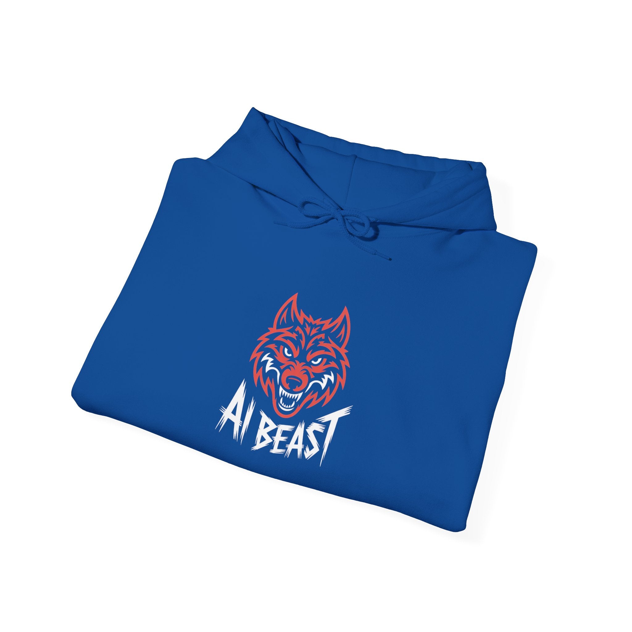 AI BEAST " Alpha Mode "  Unisex Heavy Blend™ Hooded Sweatshirt