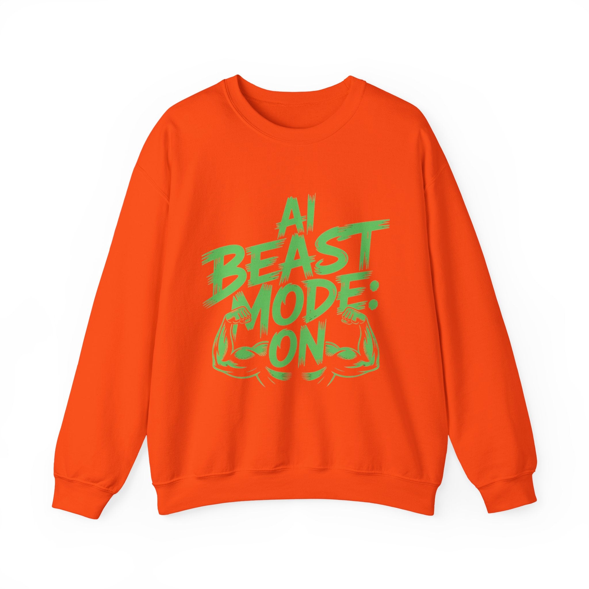 AI BEAST MODE: ON “DIGITAL HULK ENERGY” Unisex Heavy Blend™ Crewneck Sweatshirt