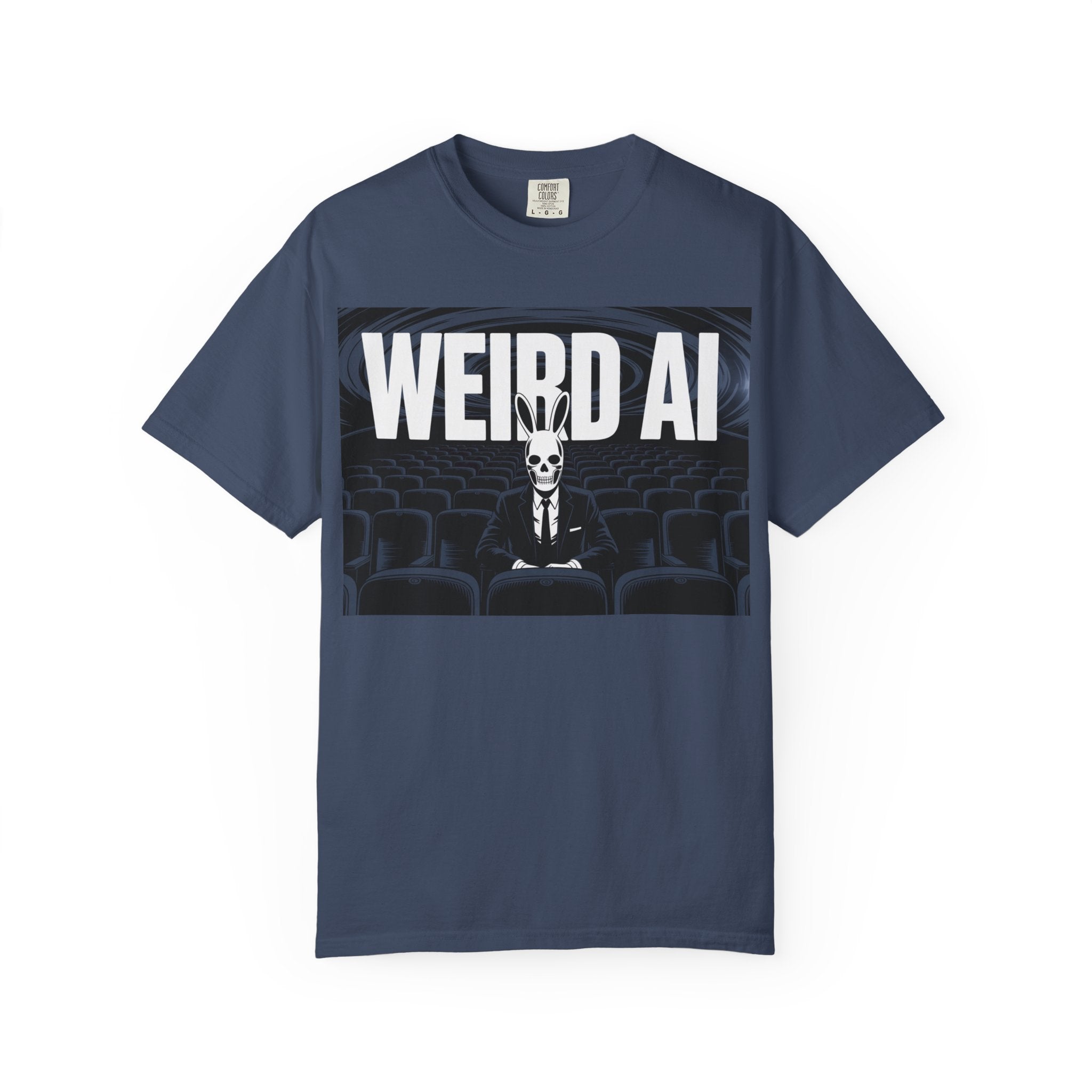 WEIRD AI  " Backrooms Theater " Unisex Garment-Dyed T-shirt