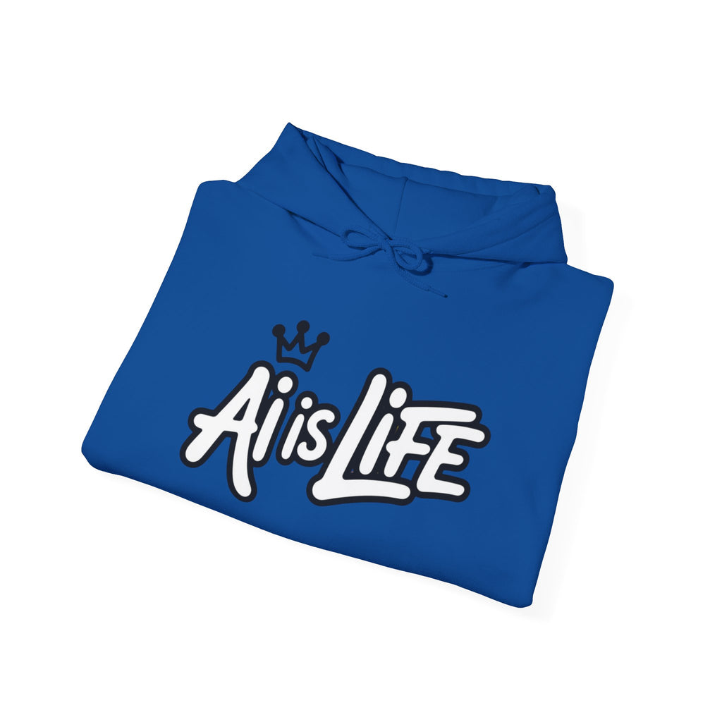 AI is LIFE “DIGITAL DYNASTY” Unisex Heavy Blend™ Hooded Sweatshirt